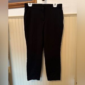 Banana Republic Black Straight Leg Slack Pants